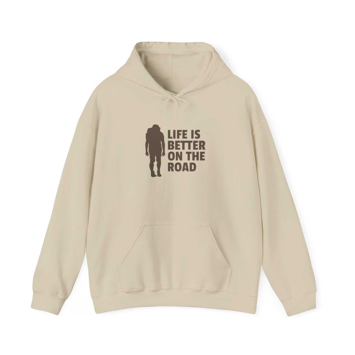 Life Is Better On The Road Unisex Heavy Blend™ Hooded Sweatshirt