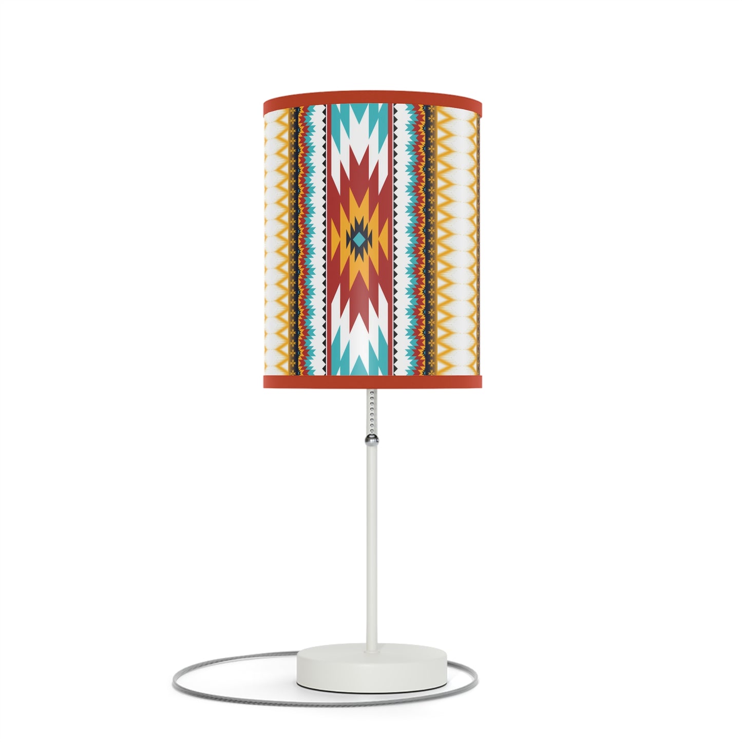 Tribal Threads Lamp on a Stand, US|CA plug / White