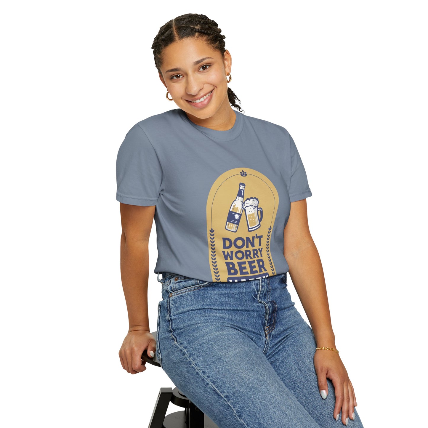 Beer Happy Unisex T-shirt - Funny Beer Tee