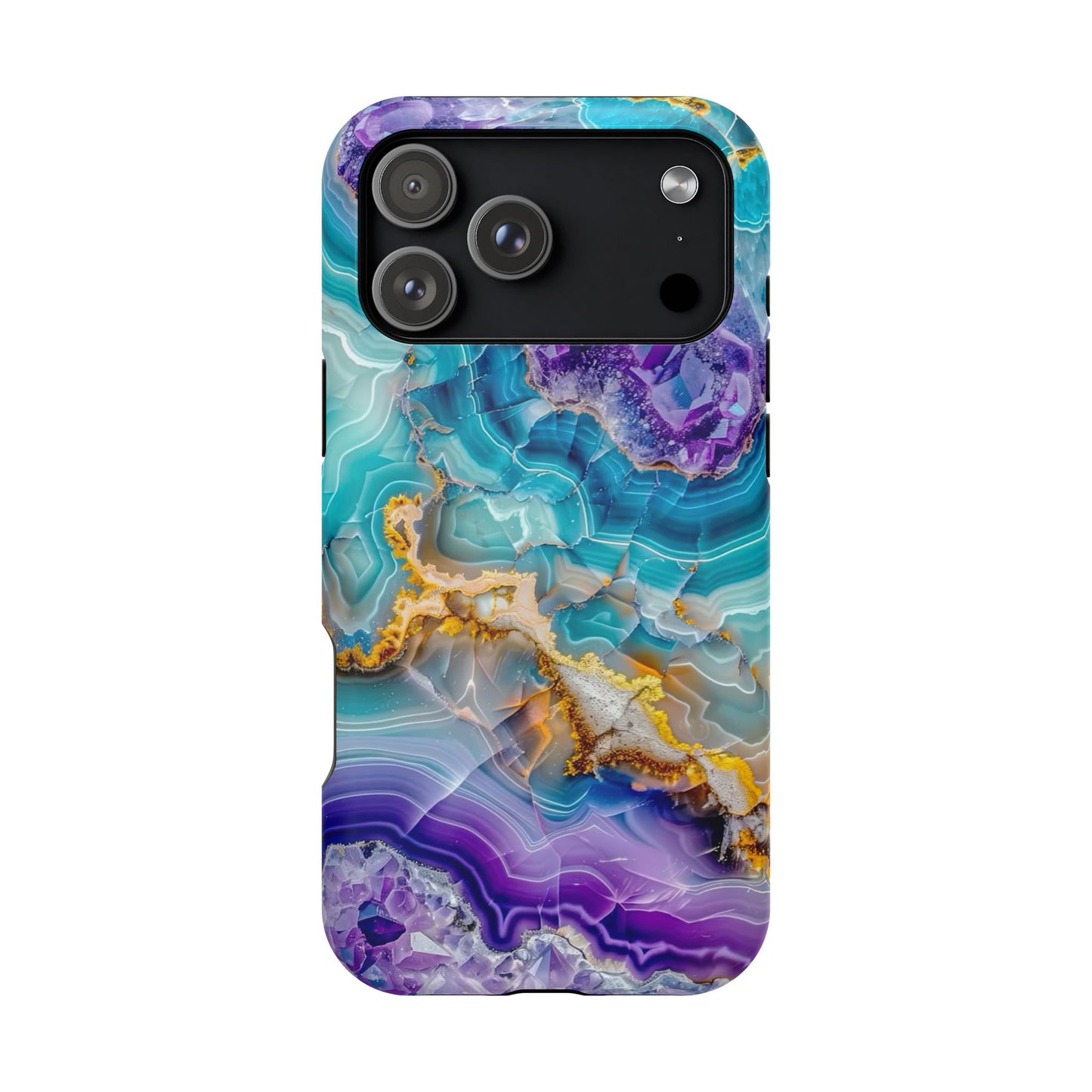 Blue Agate Magnetic Phone Case