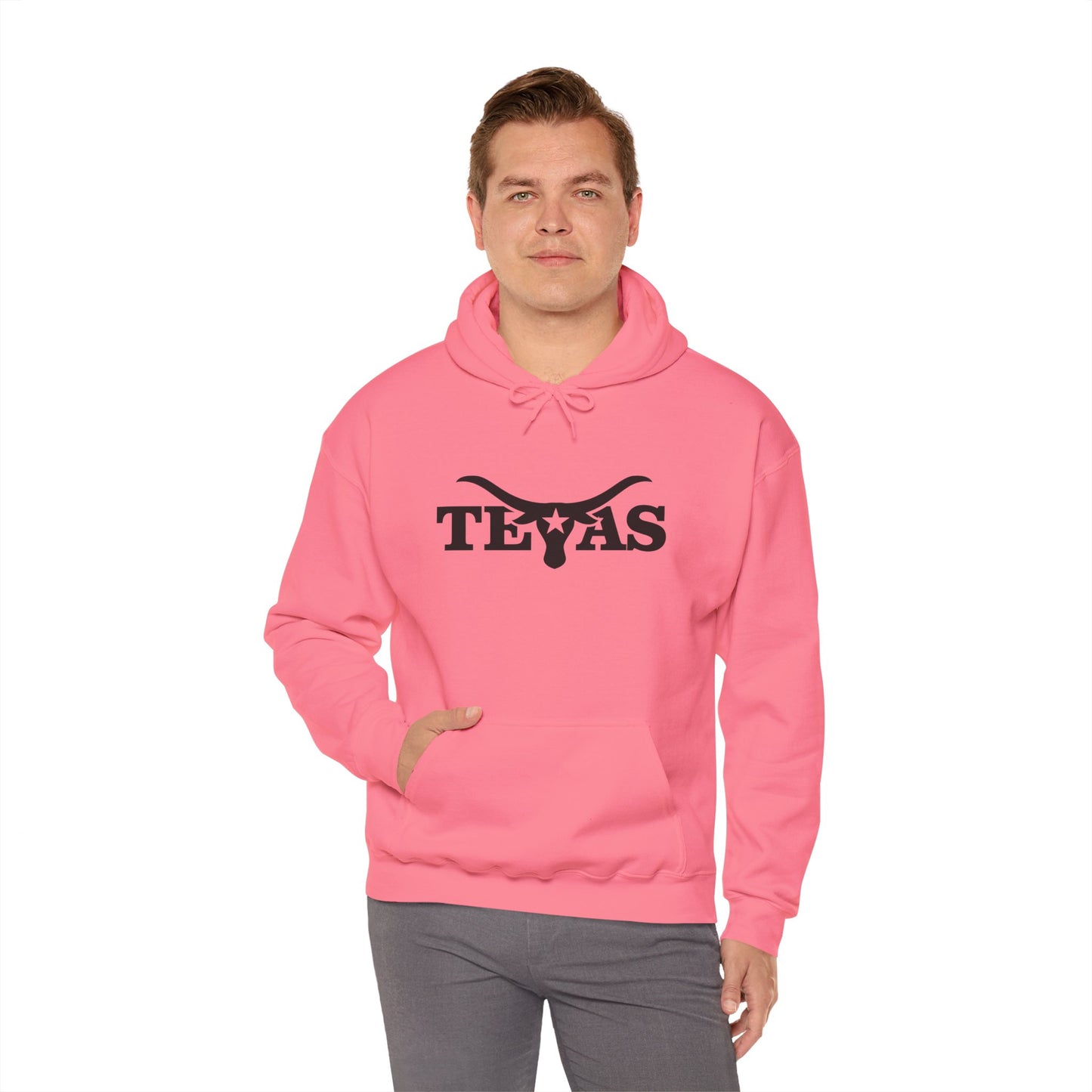 Texas Longhorns Unisex Heavy Blend Hooded Sweatshirt - Casual Comfort and Style