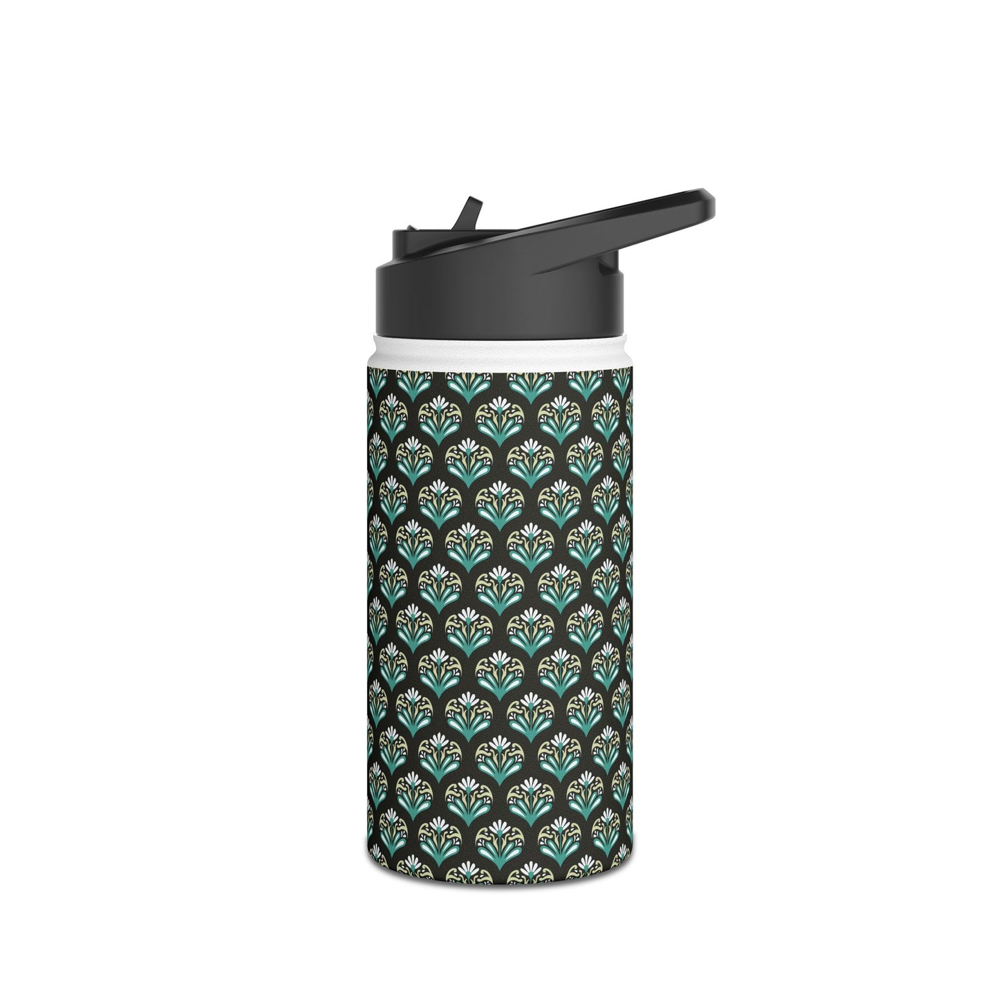 Classic Charm Stainless Steel Water Bottle, Standard Lid