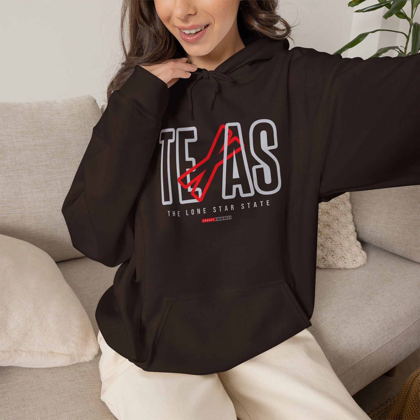 Texas Unisex Heavy Blend Hoodie - Comfortable & Stylish for Any Occasion