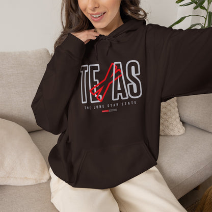 Texas Unisex Heavy Blend Hoodie - Comfortable & Stylish for Any Occasion