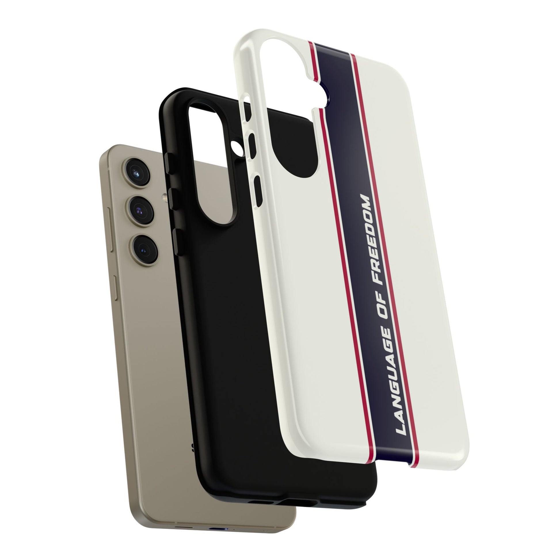 Language of Freedom Tough Case – Minimalist Design