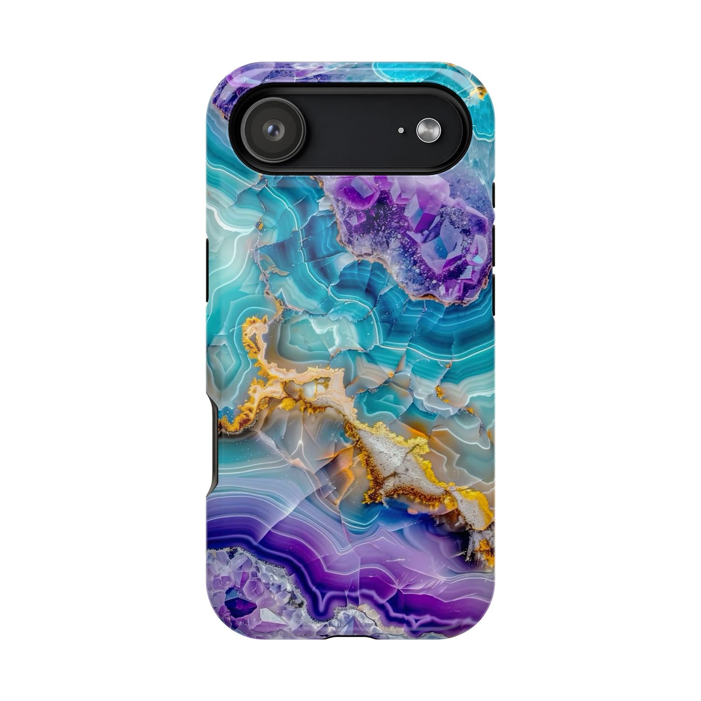Blue Agate Magnetic Phone Case