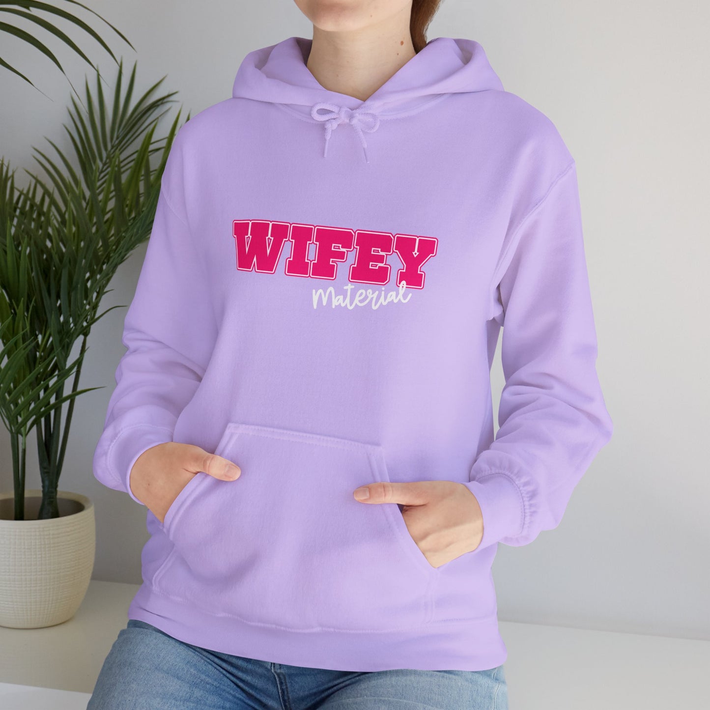 Wifey Material Unisex Heavy Blend™ Hooded Sweatshirt