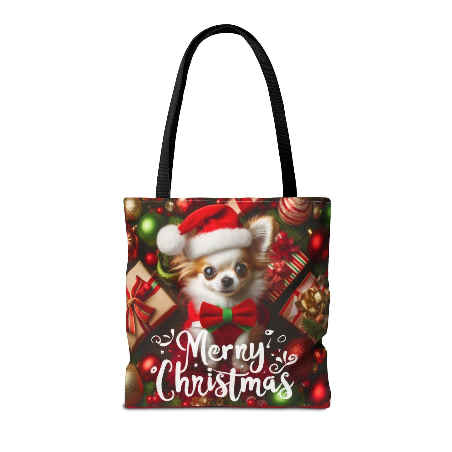 Merry Chihuahua Tote Bag (AOP)