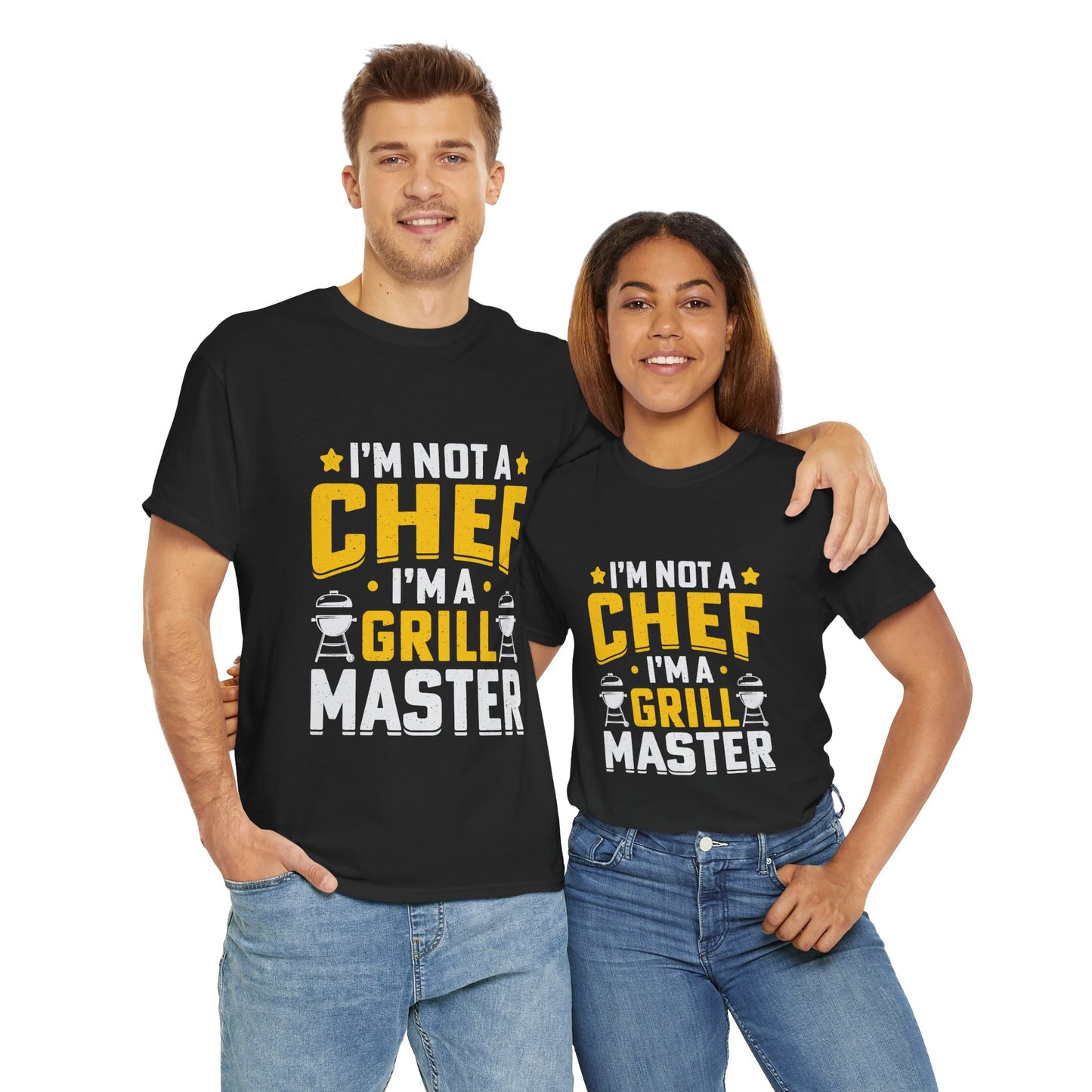 Grill Master Unisex Heavy Cotton Tee - Perfect Gift for BBQ Lovers