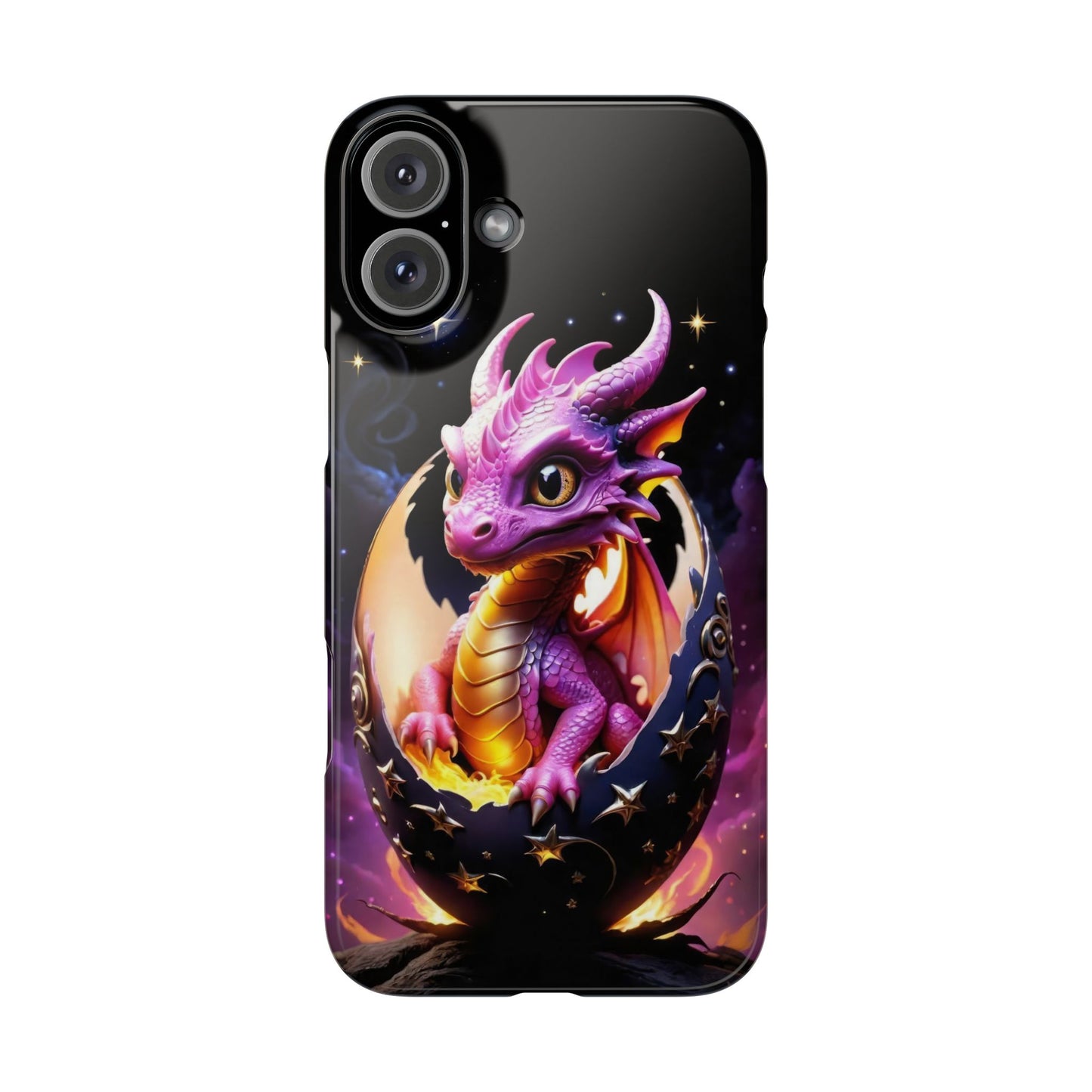 Fantasy Baby Dragon Slim Phone Case, Gift for Dragon Lovers