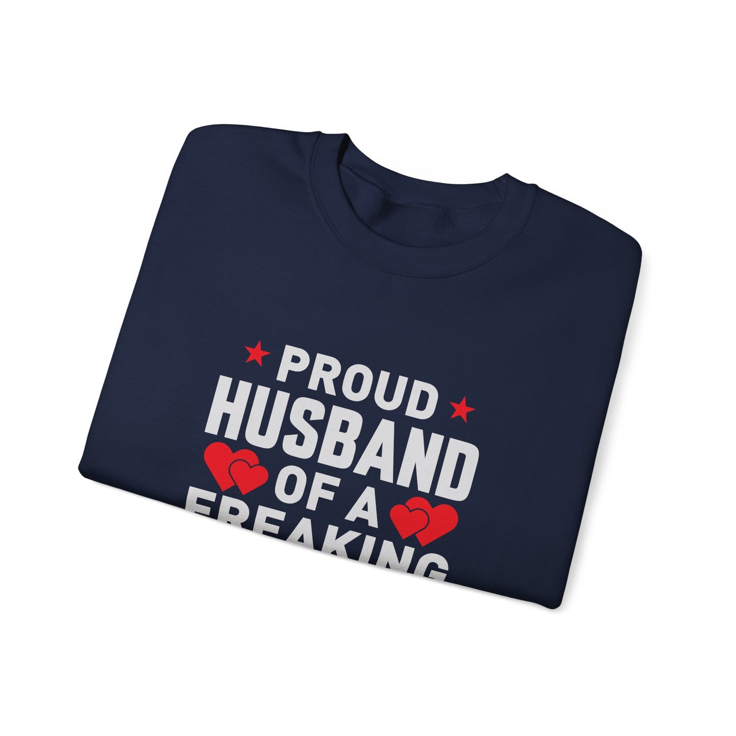 Proud Husband Crewneck Sweatshirt - Gifts for Him
