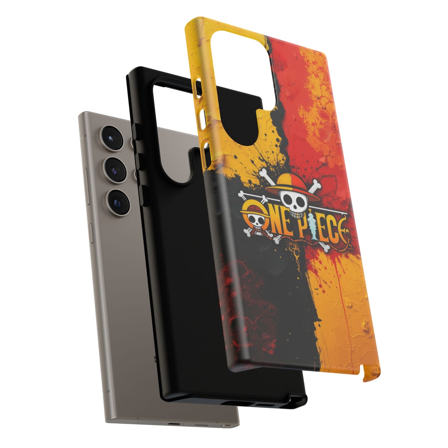 One Piece Samsung Tough Phone Case, Anime Vibrant Design