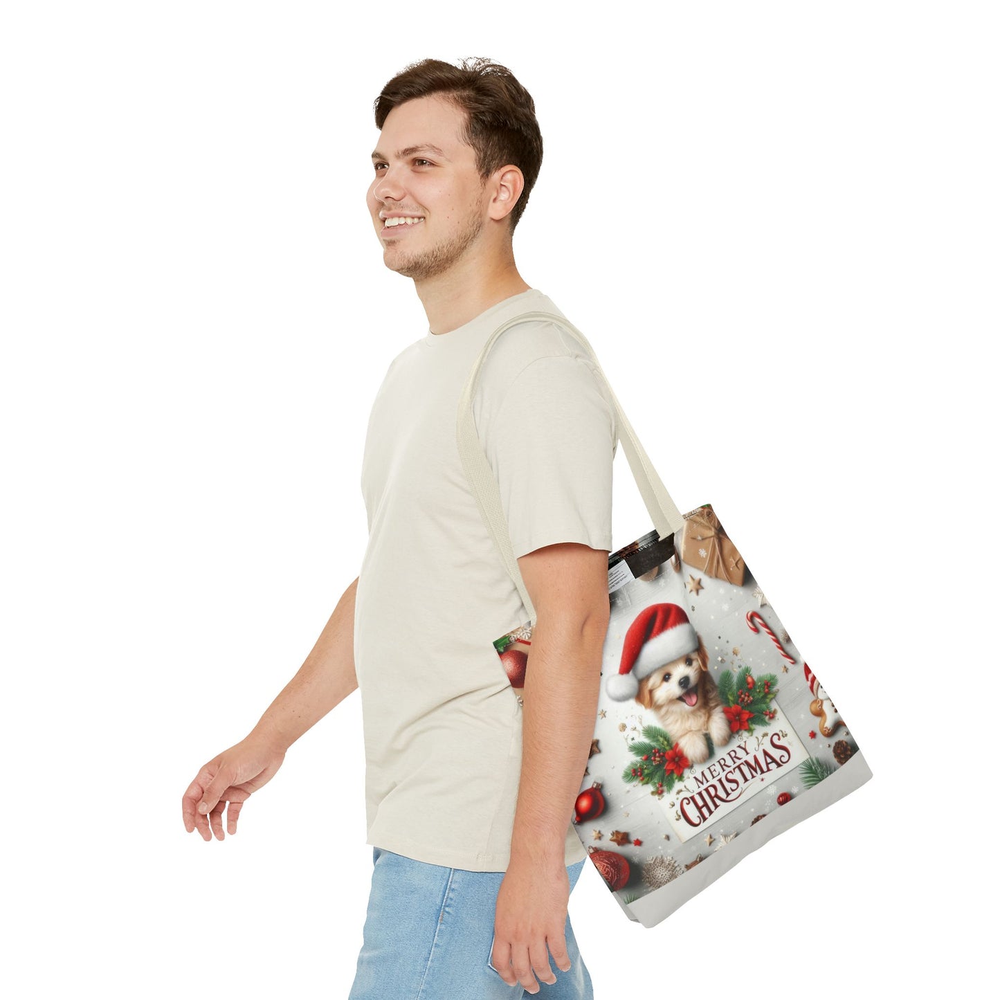 Jingle Paws Tote Bag (AOP)