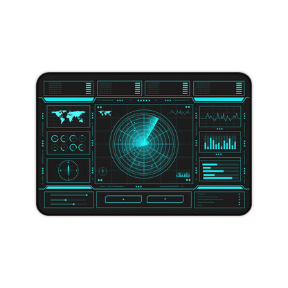 Radar Screen Desk Mat