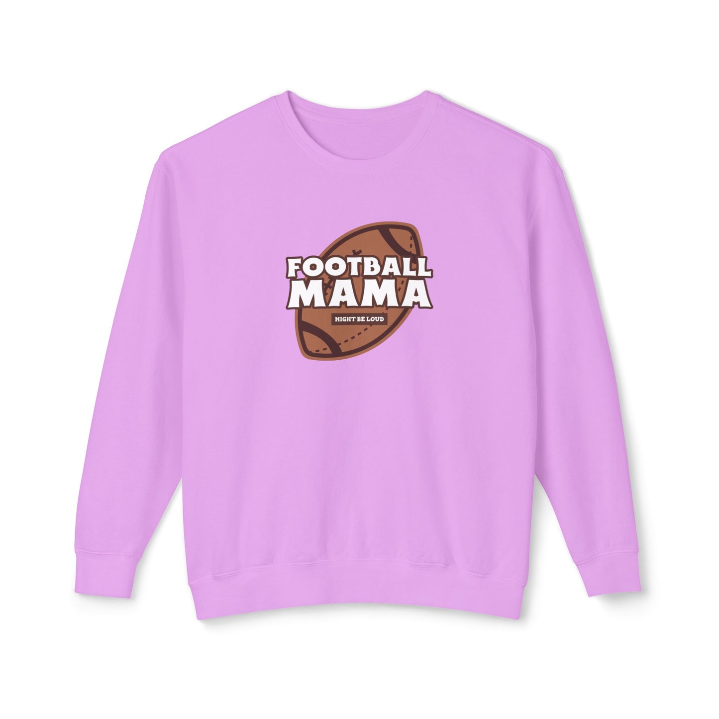 Football Mama  Unisex Lightweight Crewneck Sweatshirt