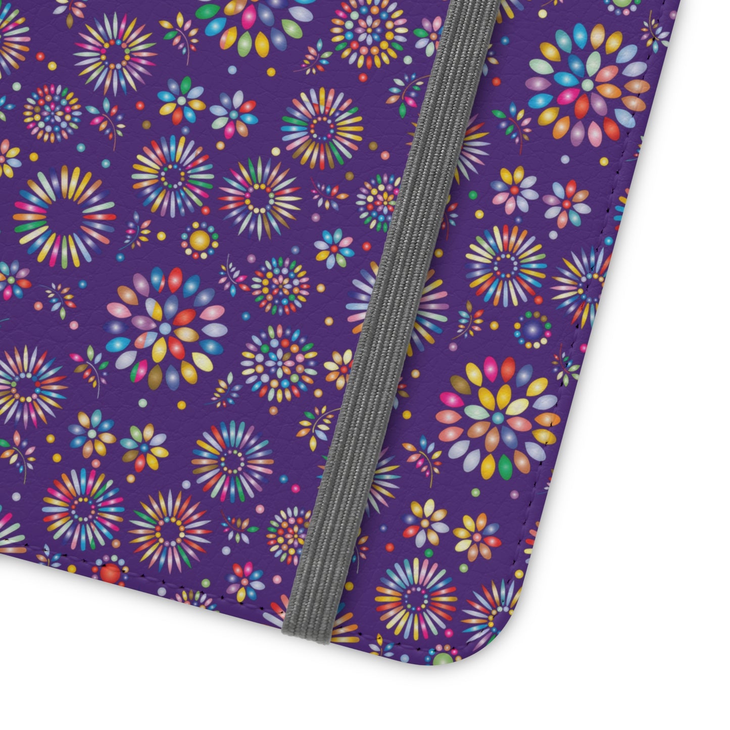 Vibrant Vibes Flip Cases / Purple