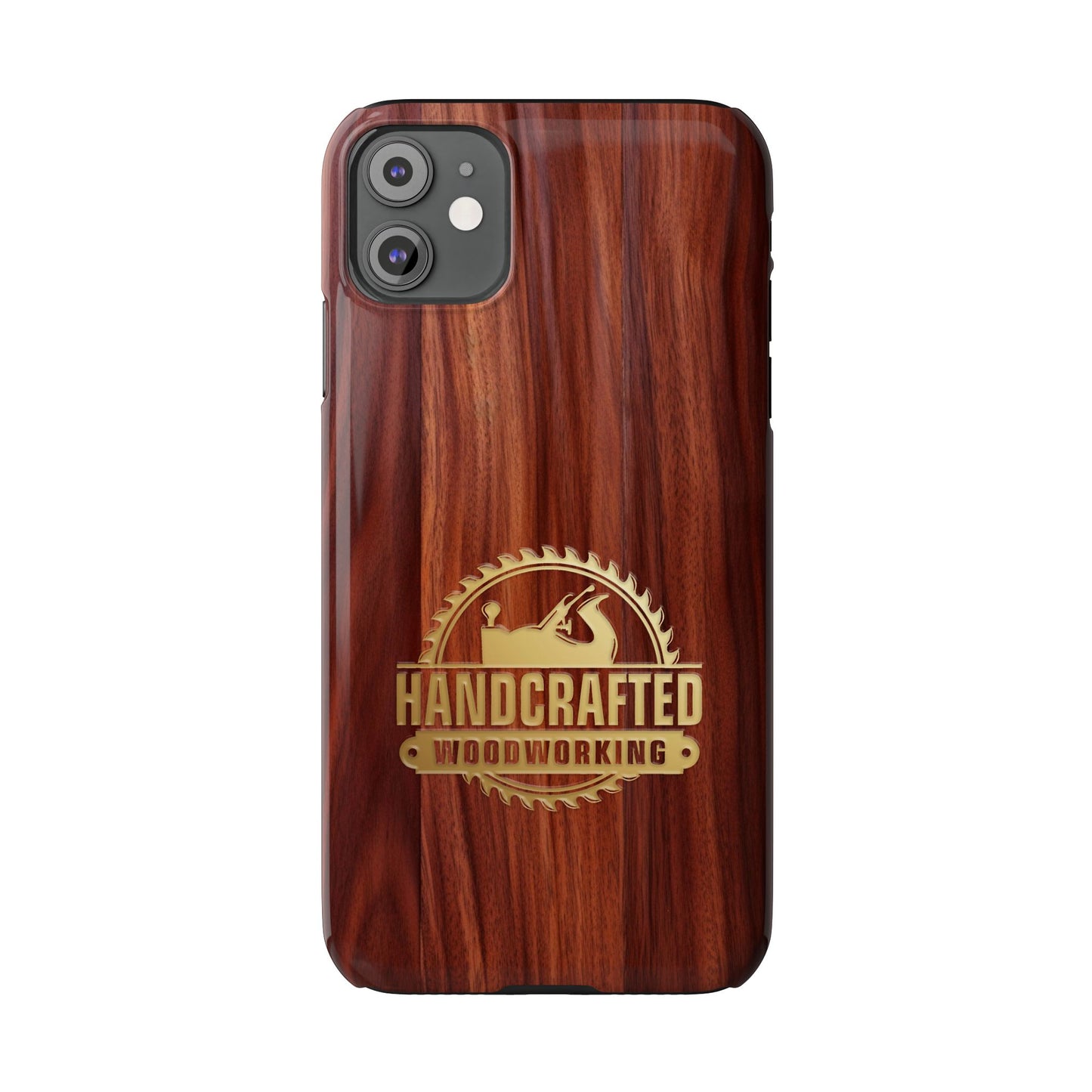 Woodworking Logo Slim Cases, iPhone