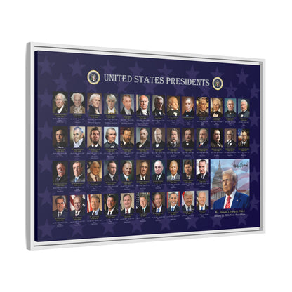 Presidential Portraits Canvas Art Print / Framed