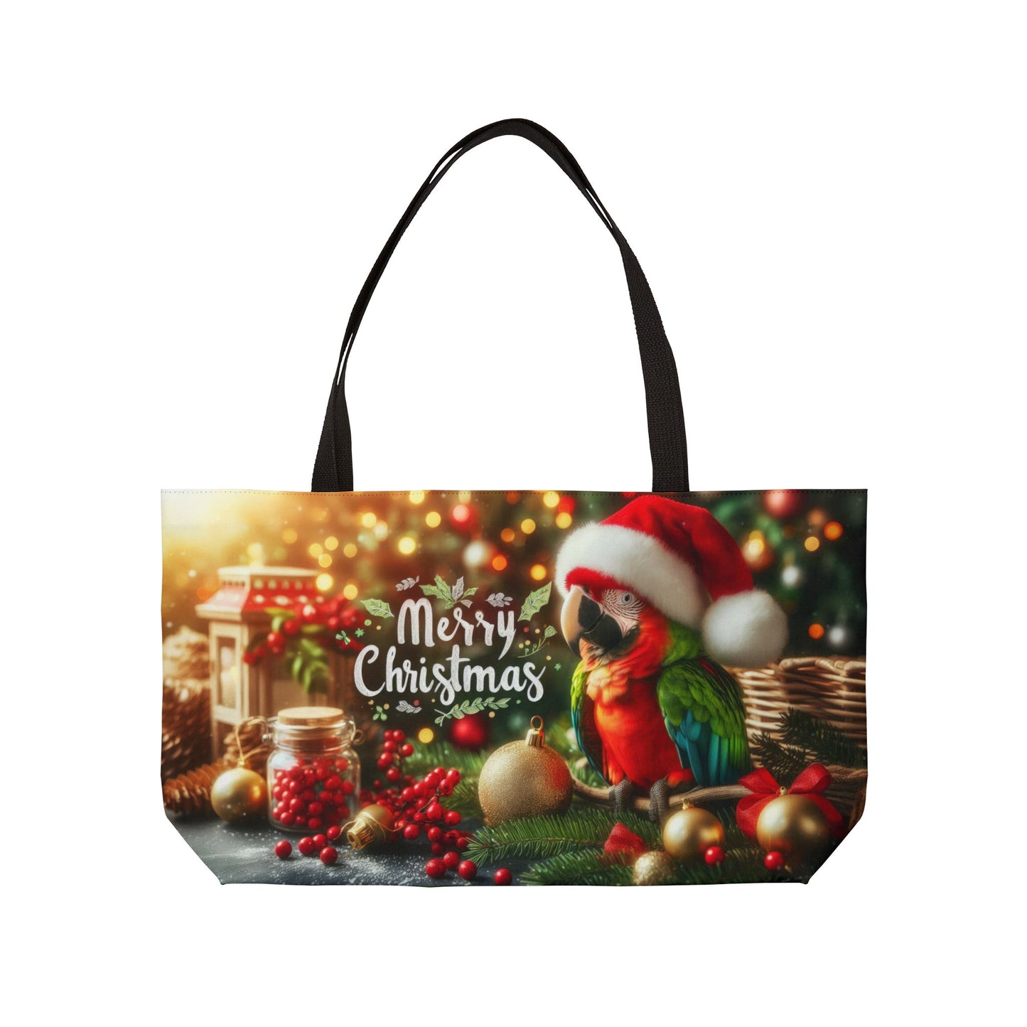 Festive Feathers Joy Tote Bag