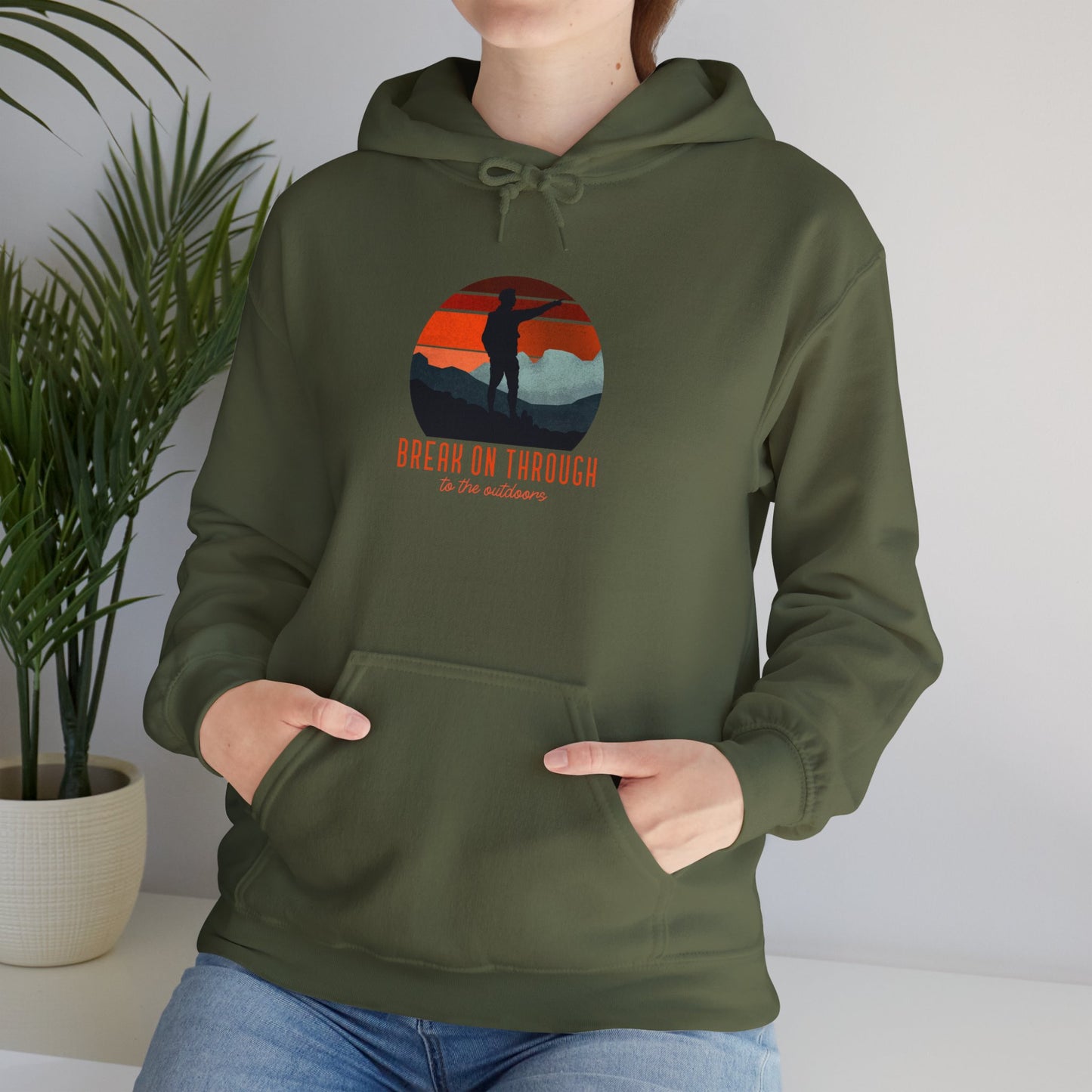 Break On Through Unisex Heavy Blend™ Hooded Sweatshirt