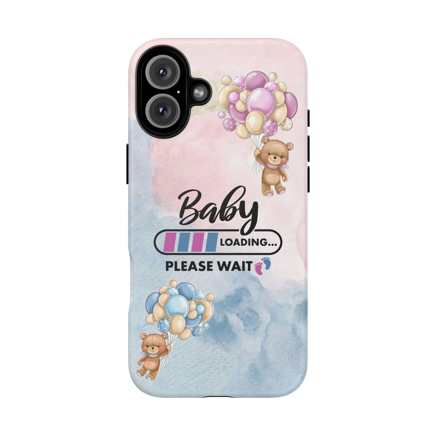 Cute Baby Loading Phone Case for iPhone - Maternity Cover for Pregnancy Reveal or Baby Shower