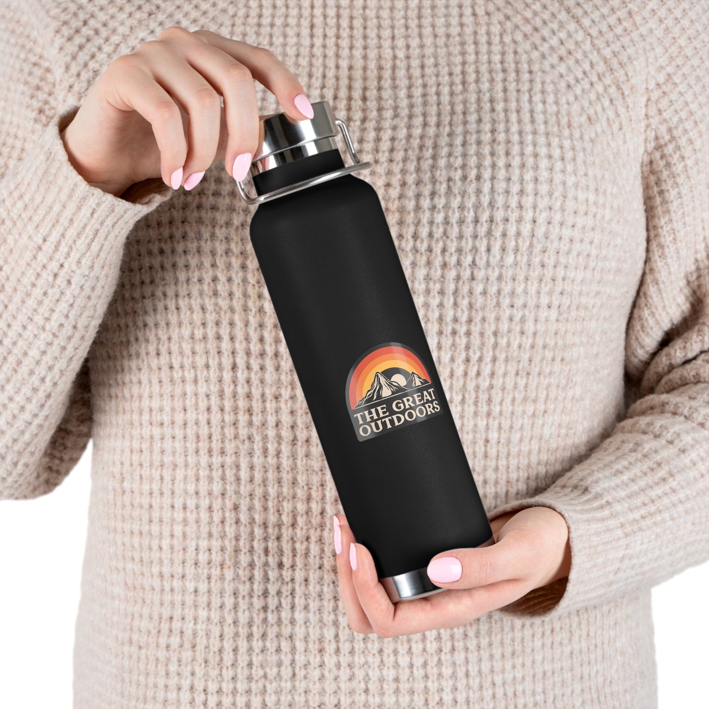 The Great Outdoors Copper Vacuum Insulated Bottle, 22oz