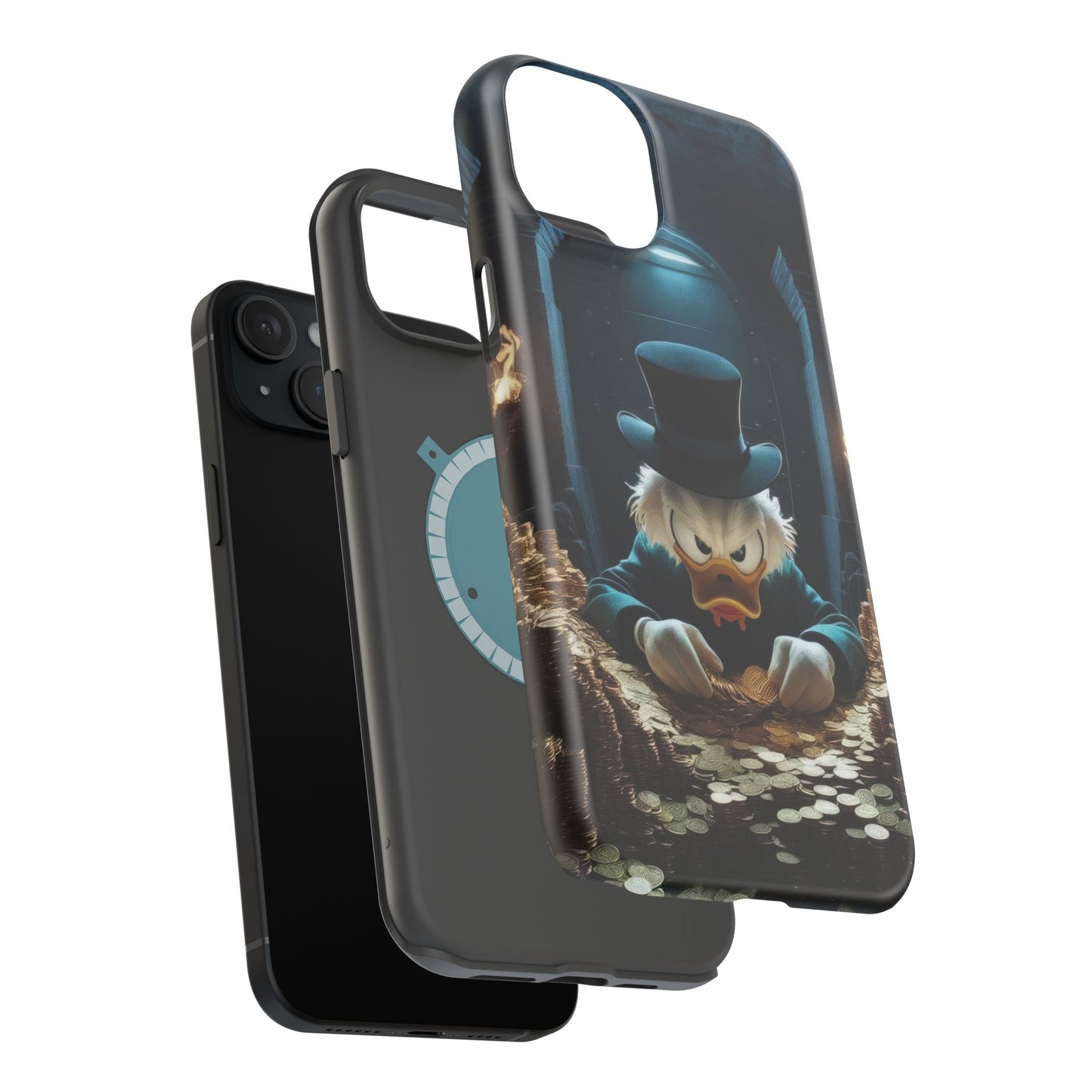 Magnetic Phone Case - Scrooge McDuck Design
