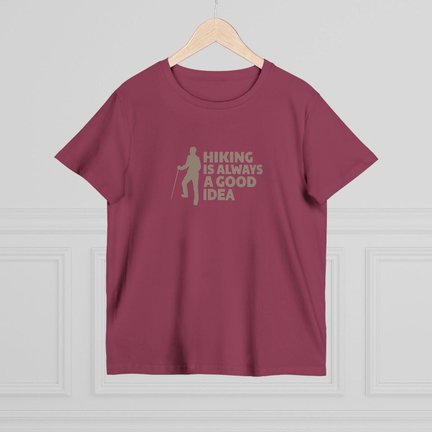 Hiking Is Always A Good Idea Women’s Maple Tee