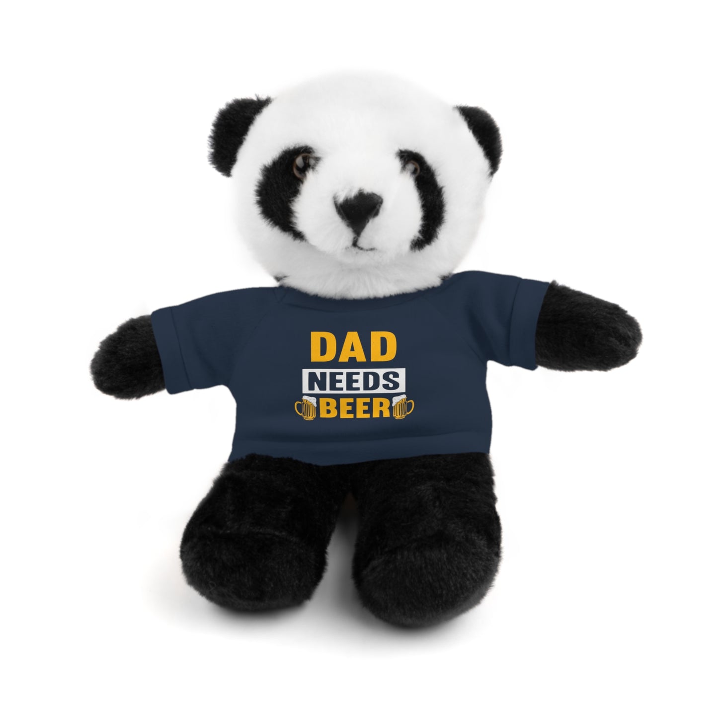 Dad Needs Beer Stuffed Animal, Cute Gift for Dad, Plush Toy for Father's Day