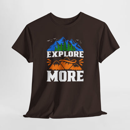Explore More Adventure Tee - Unisex Heavy Cotton T-Shirt