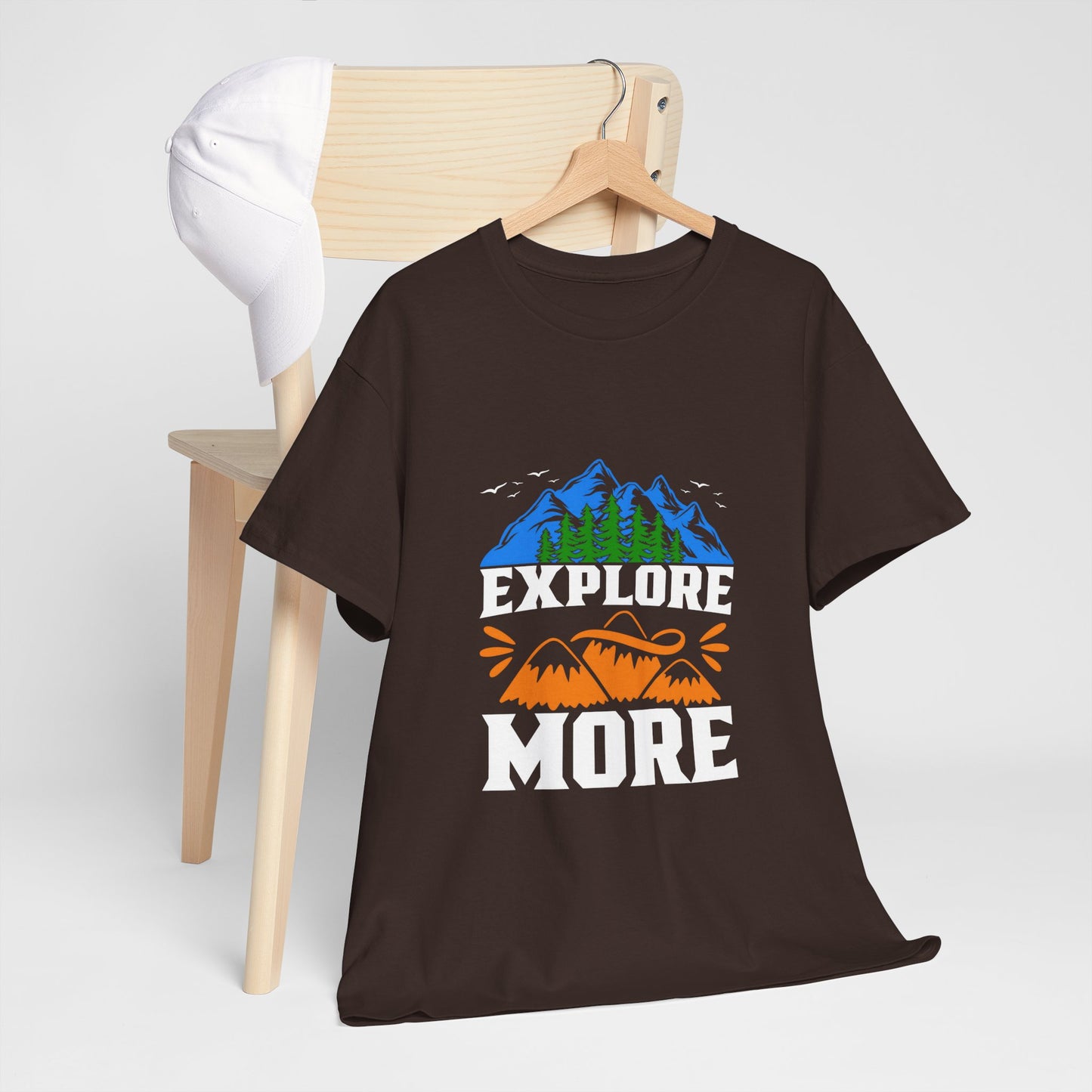 Explore More Adventure Tee - Unisex Heavy Cotton T-Shirt