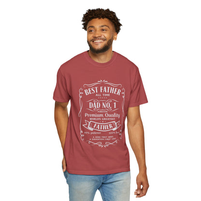 Best Father Ever Unisex T-shirt - Perfect Gift for Dads