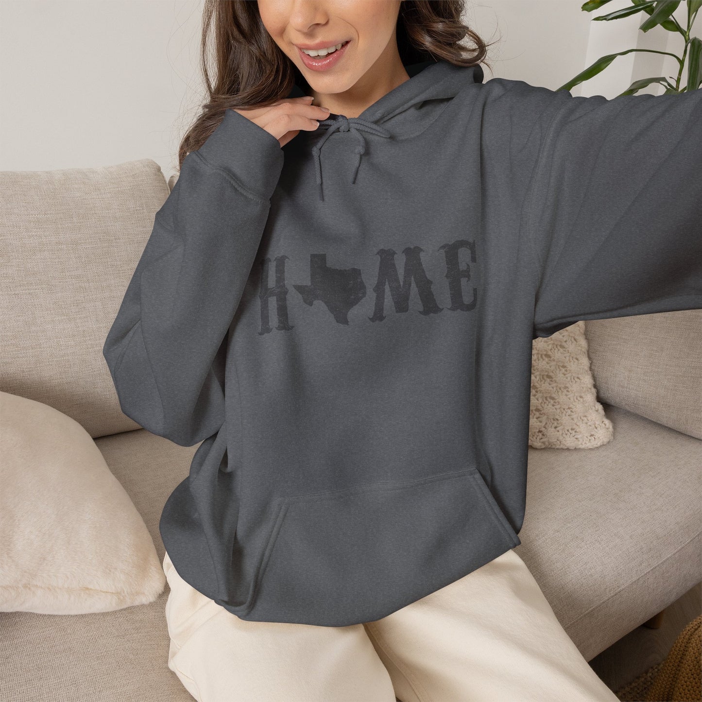 Texas Home Unisex Heavy Blend Hoodie | Cozy State Pride Sweatshirt