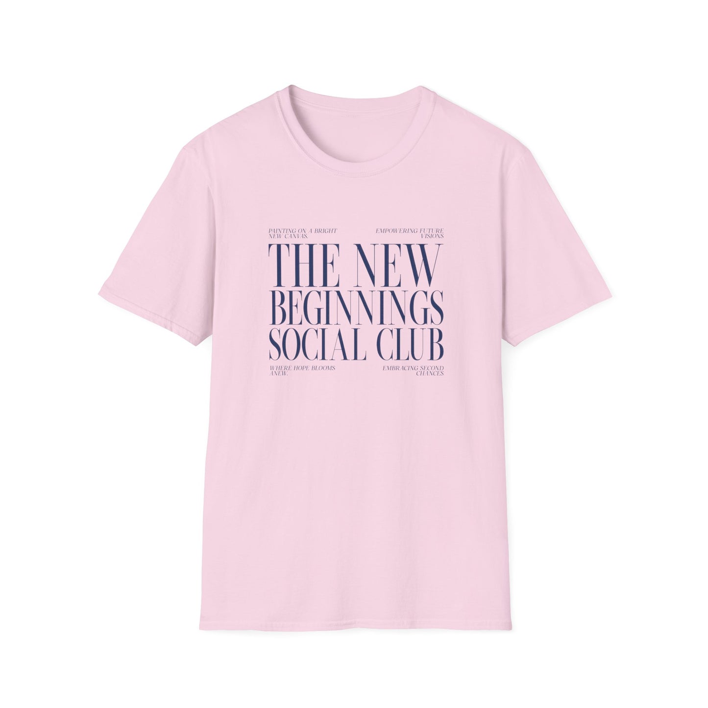 The New Beginnings Social Club Unisex Softstyle T-Shirt