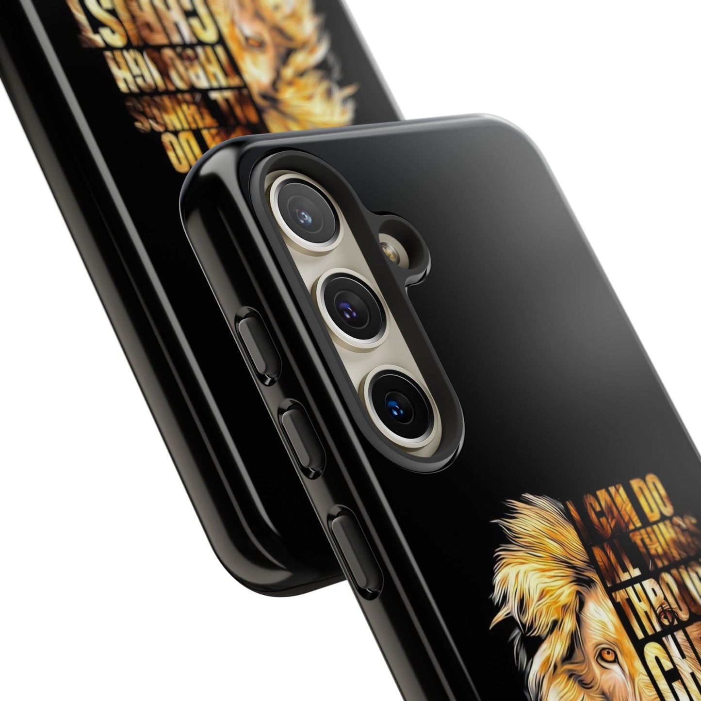 Inspirational Lion  Samsung Phone Case, Strength & Faith, Christian Accessories