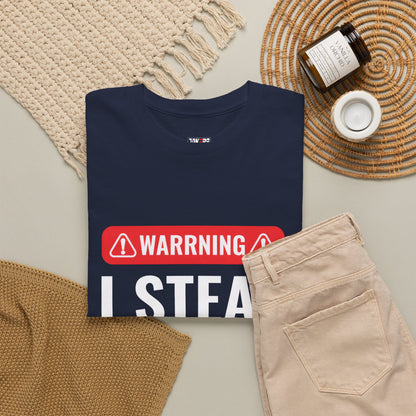 Warning I Steal Hearts Tee