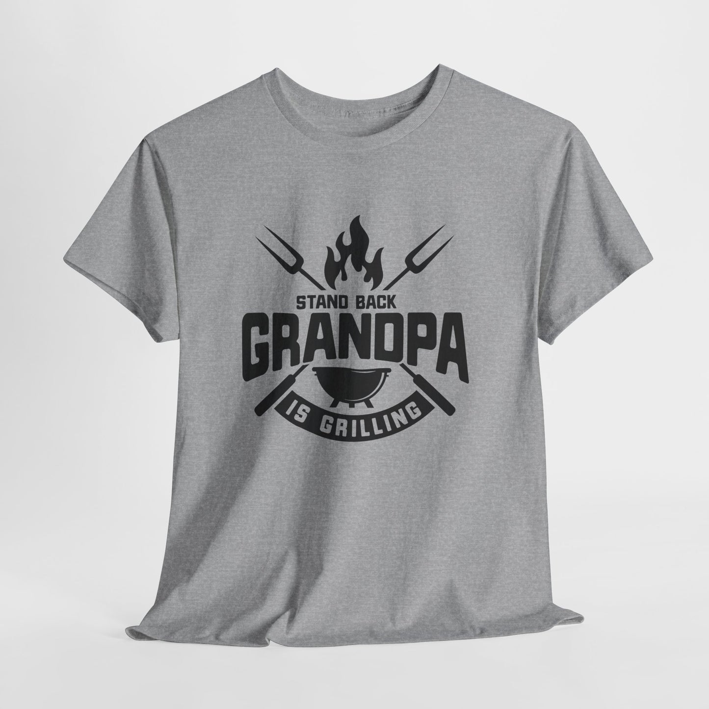 Funny Grilling Grandpa Tee - Heavy Cotton Shirt