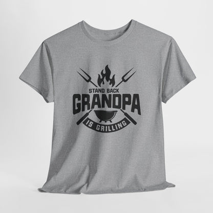 Funny Grilling Grandpa Tee - Heavy Cotton Shirt
