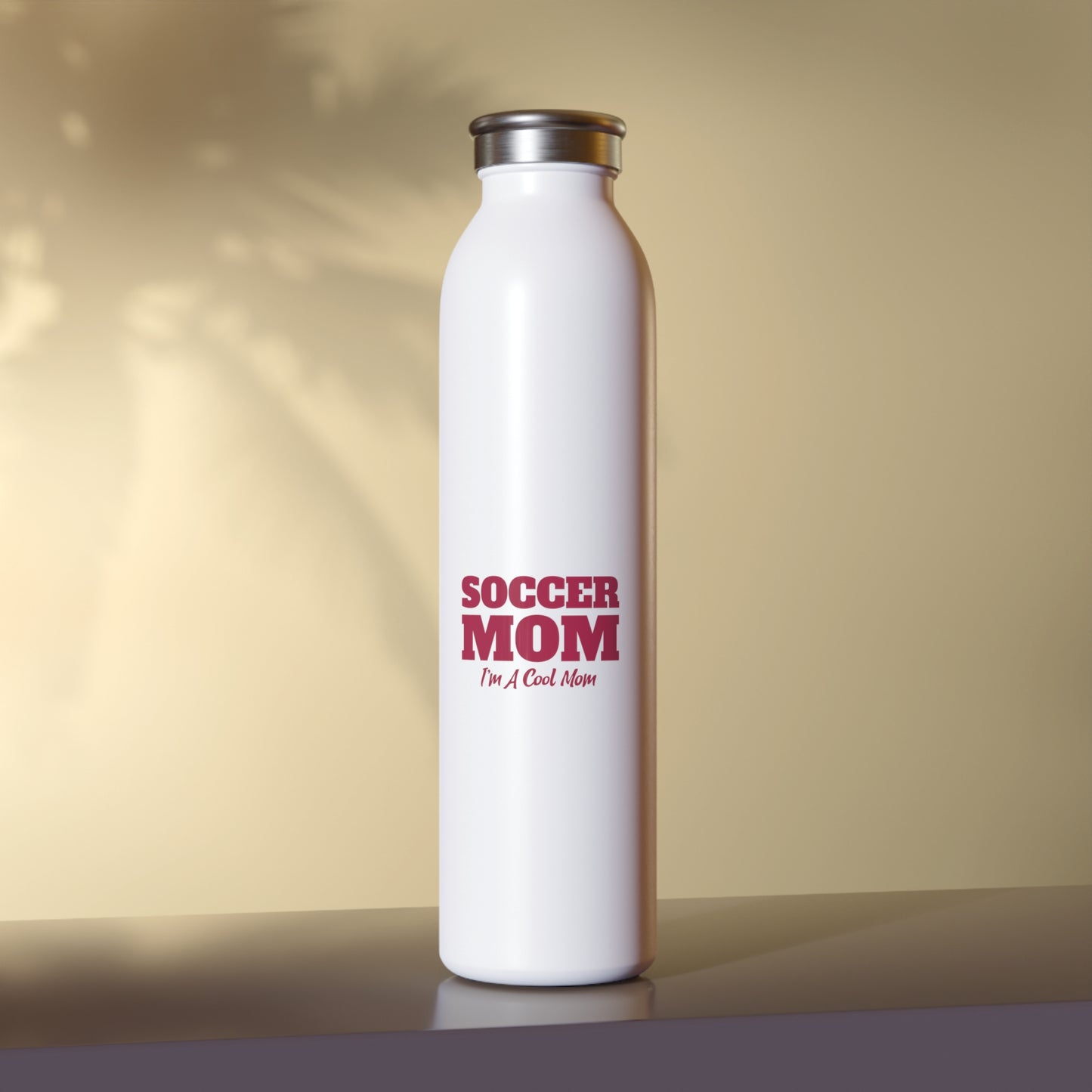 Soccer Mom Slim Water Bottle