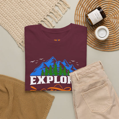 Explore More Adventure Tee - Unisex Heavy Cotton T-Shirt
