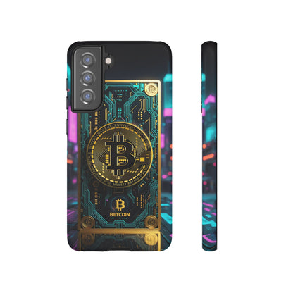 Bitcoin Samsung Phone Case - Tough Cases with Cryptocurrency Design