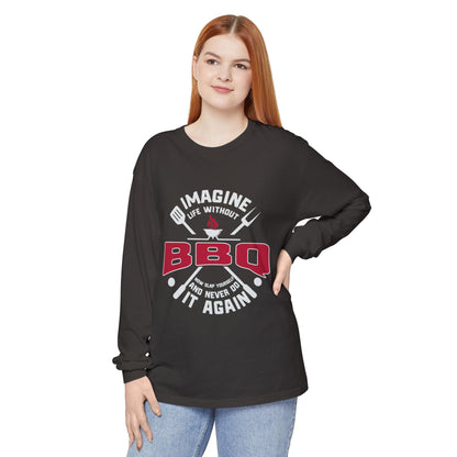 BBQ Lovers Long Sleeve T-Shirt – Imagine Life Without BBQ