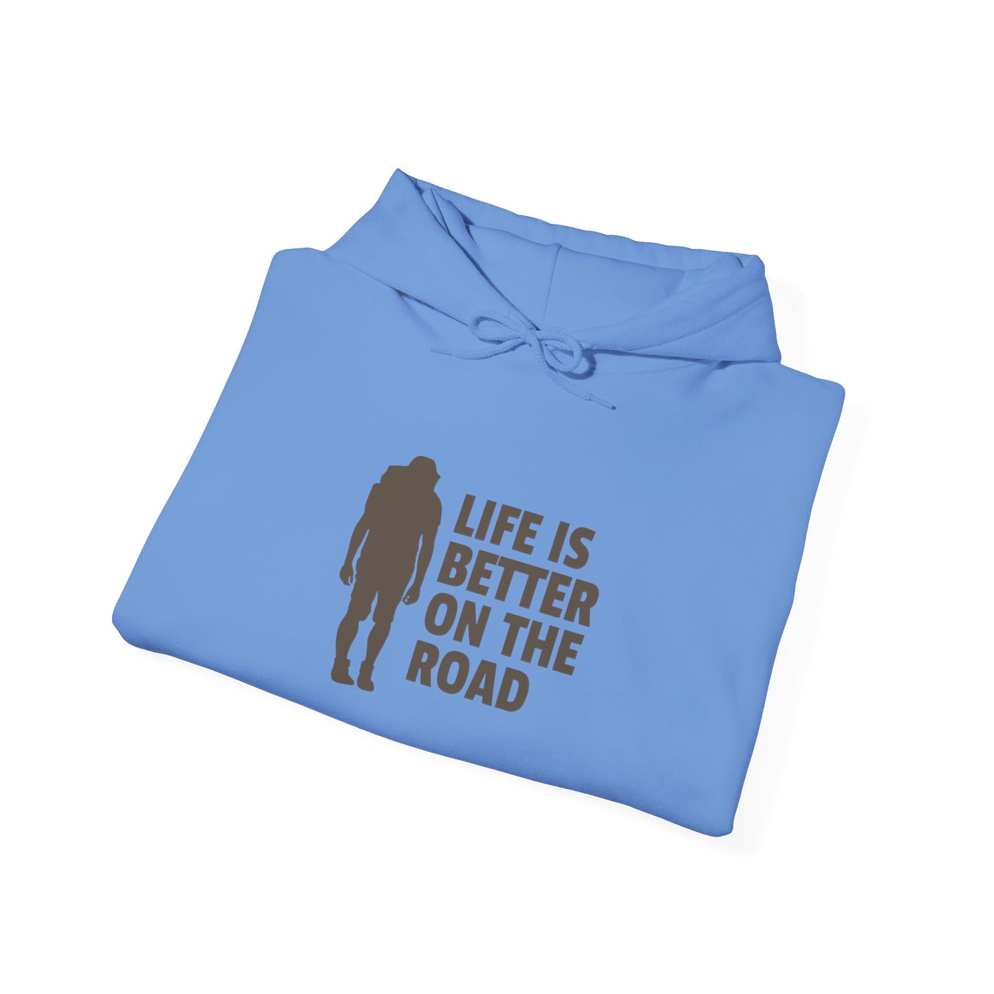 Life Is Better On The Road Unisex Heavy Blend™ Hooded Sweatshirt