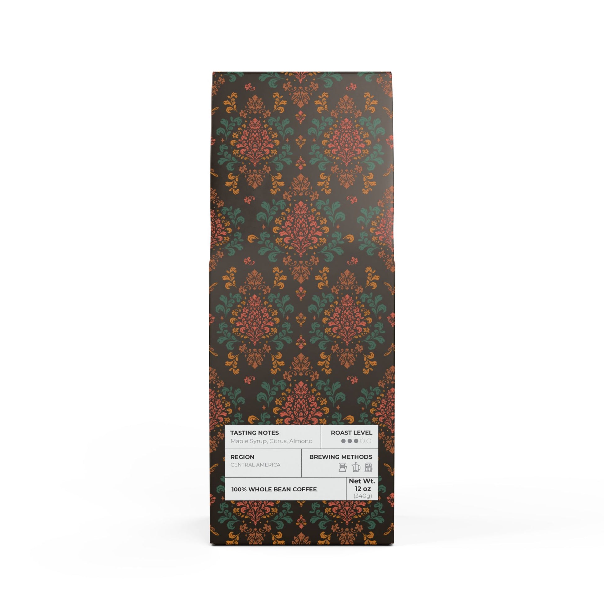 Broken Top Coffee Blend (Medium Roast) / Tasting notes: Chocolate covered almonds, maple syrup, citrus