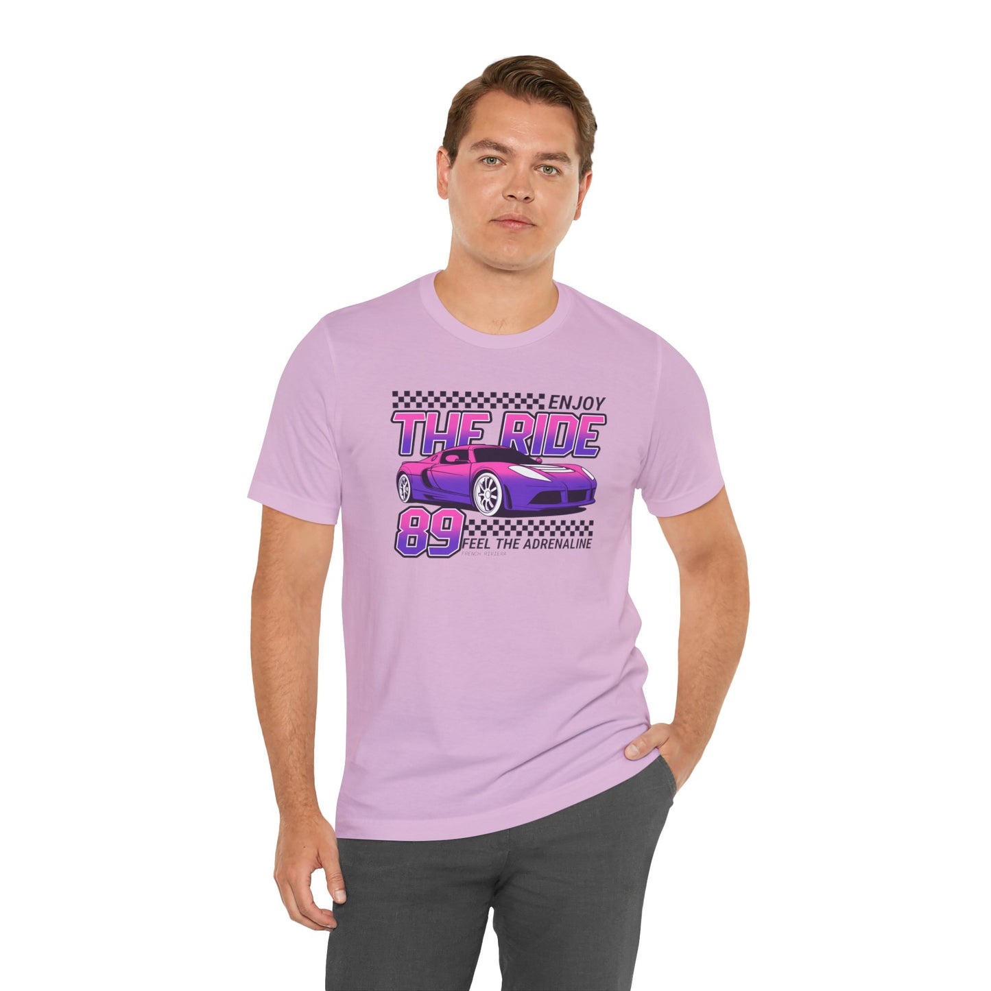 Enjoy The Ride Feel The Adrenaline Unisex Jersey Short Sleeve Tee