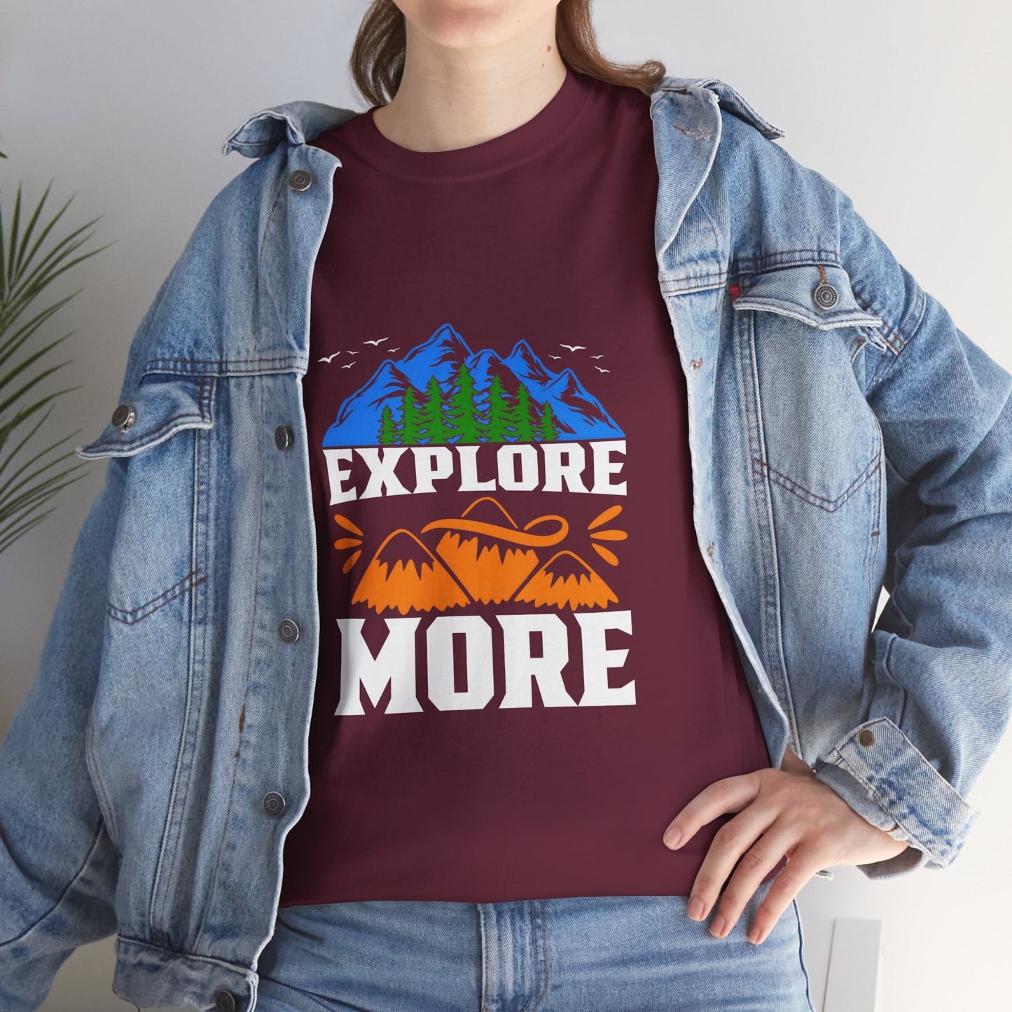 Explore More Adventure Tee - Unisex Heavy Cotton T-Shirt