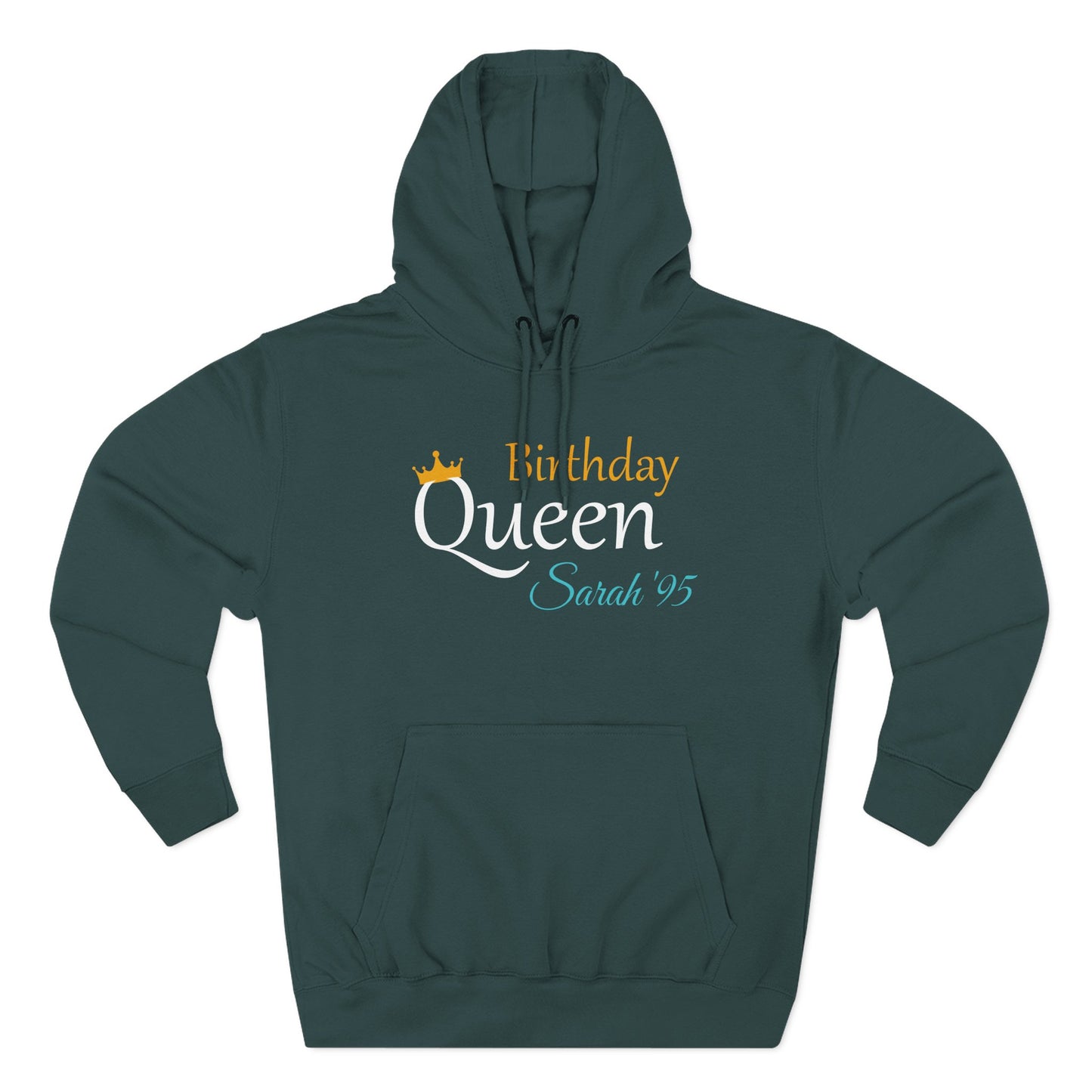 Personalized Birthday Hoodie — Fleece Pullover