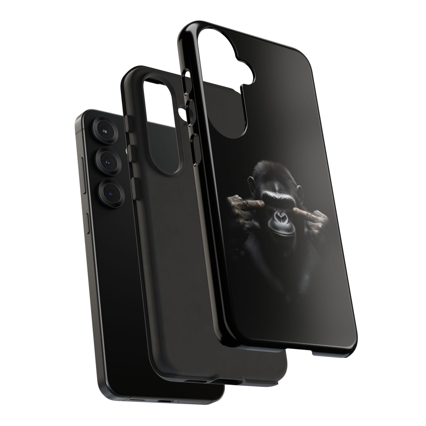 Edgy Gorilla Samsung  Phone Case - Funny Gift for Animal Lovers