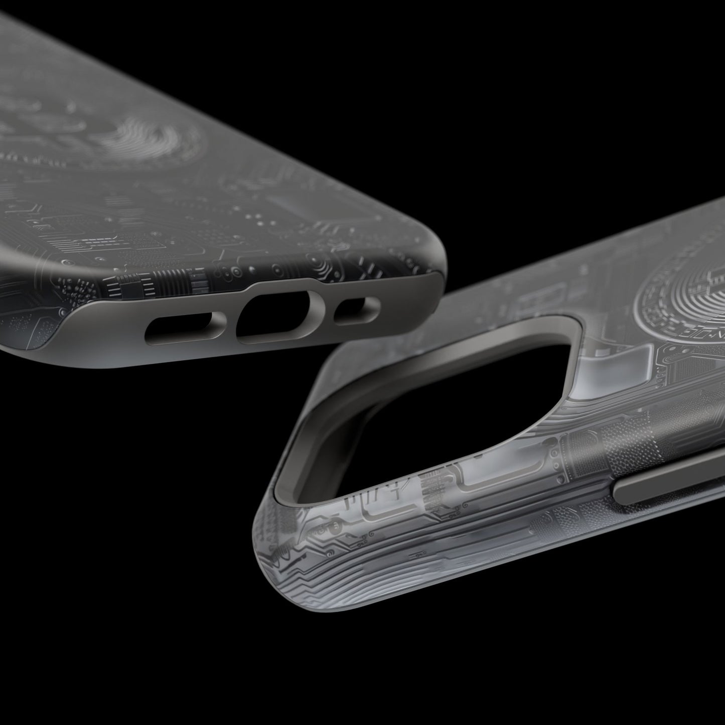 Black Bitcoin Magnetic iPhone Cases - Ideal for Tech Enthusiasts