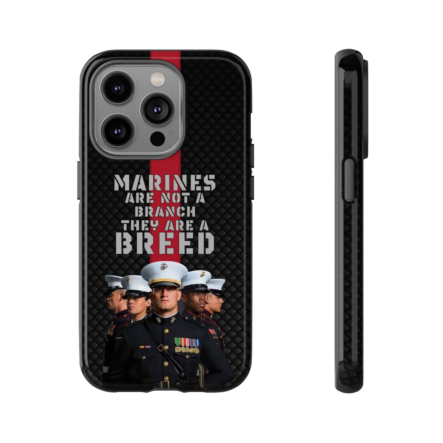 Marine Corps Tough iPhone Case - Proud Military Supporter